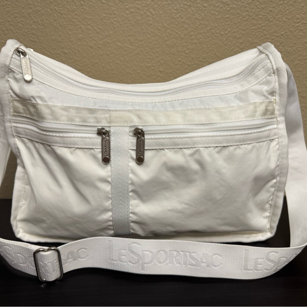 LeSportsac Classic White Shoulder Bag